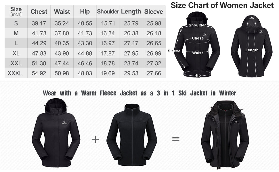 GOLDEN CAMEL Women's Hiking Jackets Lightweight Waterproof Rain Windbreakers Hooded Coat Shell for Outdoor Climbing Traveling