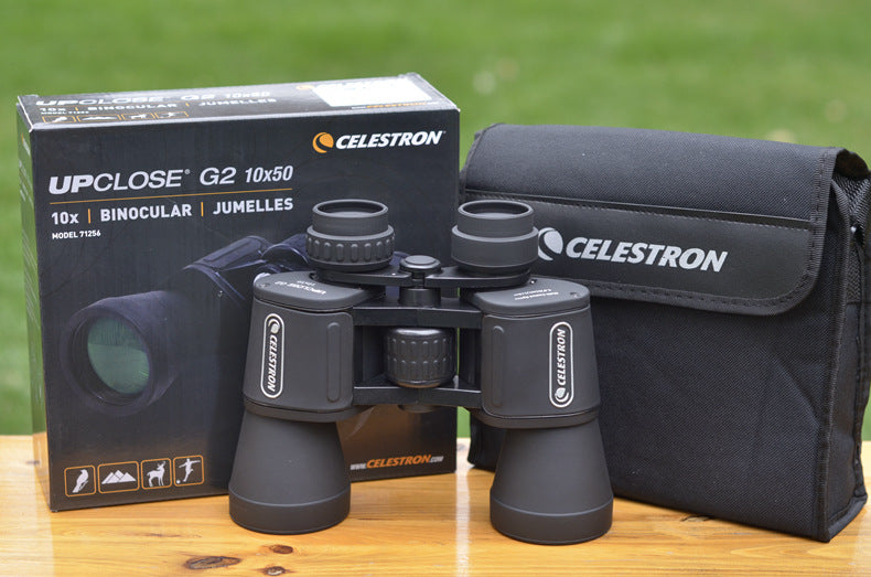 Celestron UpClose G2 10x50 Porro Spotting Scopes Binocular Telescope Multi-Coated for Hunting Hiking Bird Watching Sport Events