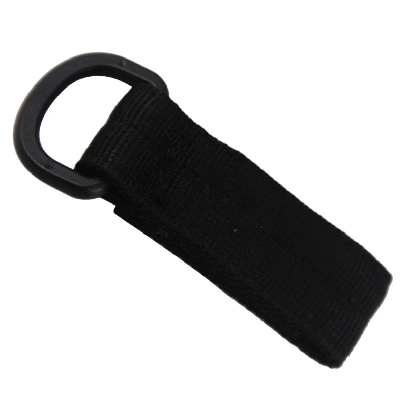 5pcs Carabiner Nylon Key Hook Webbing Buckle Hanging System Molle Belt Buckle Clip Hanging Camping Backpack Accessories