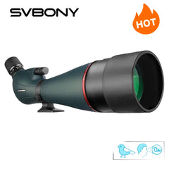 SVBONY Telescope SV406/SV406P ED Spotting Scope 20-60x80/25-75X100/16-48X65 Dual Focus IPX7 Waterproof for BirdWatching Archery