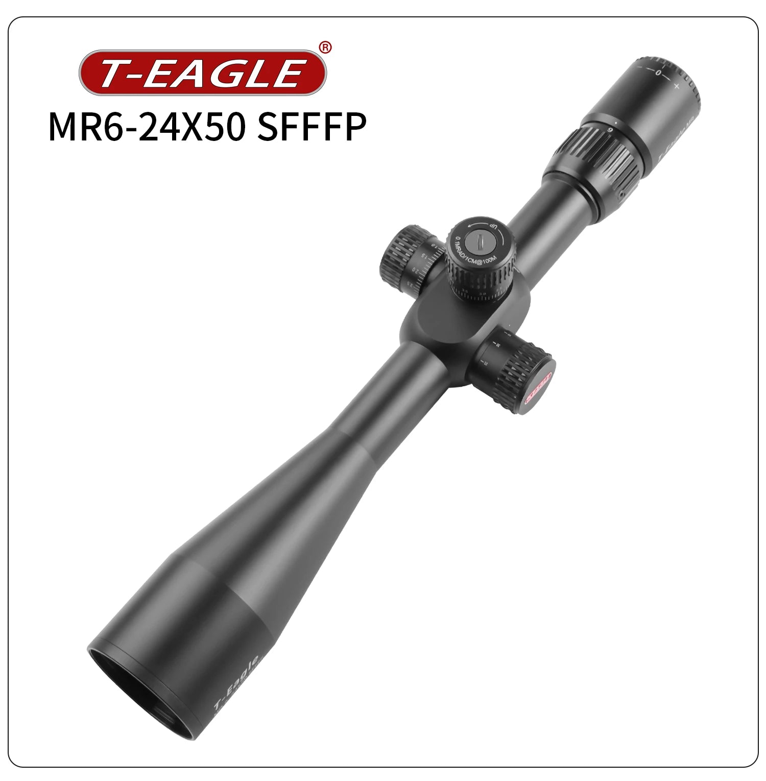 T-Eagle Optics MR6-24X50 SF FFP First Focus PlaneTactical Riflescope Spotting  Rifle Scope Hunting Collimator Air Gun Sight