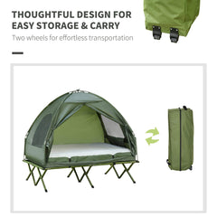 Foldable Elevated Camping Bed Tent for 2 People - Portable & Waterproof