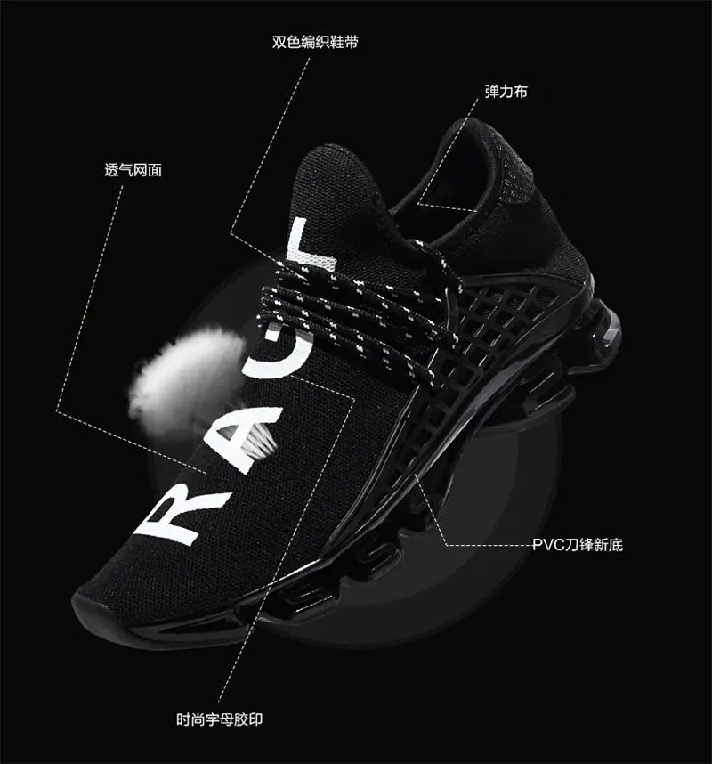 Large Size Summer Damping Women's Running Shoes Men Sport Sneakers Woman Sports Shoes Women Black Red Kids Trainers Gym GME-1839