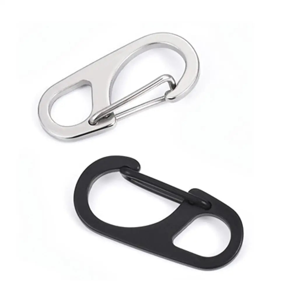 1/5PCS Mini Carabiner Clips Tiny Alloy Spring Snap Hook Keychain Clasps EDC Small Hanging Buckle for Backpack Camping Bottle