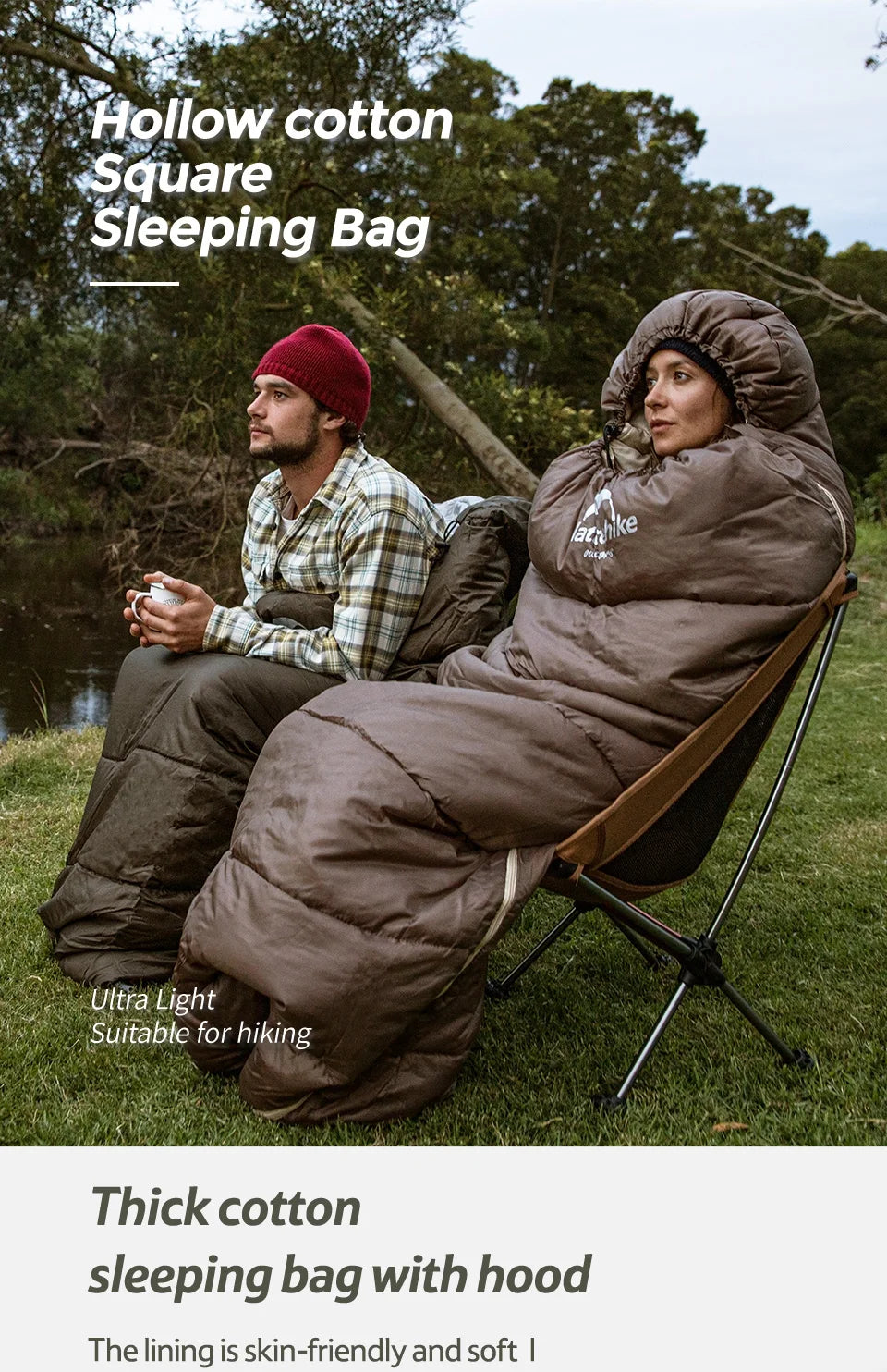 Naturehike Sleeping Bag Ultralight Cotton Winter Sleeping Bag Lightweight Waterproof Sleeping Bag Outdoor Camping Sleeping Bag