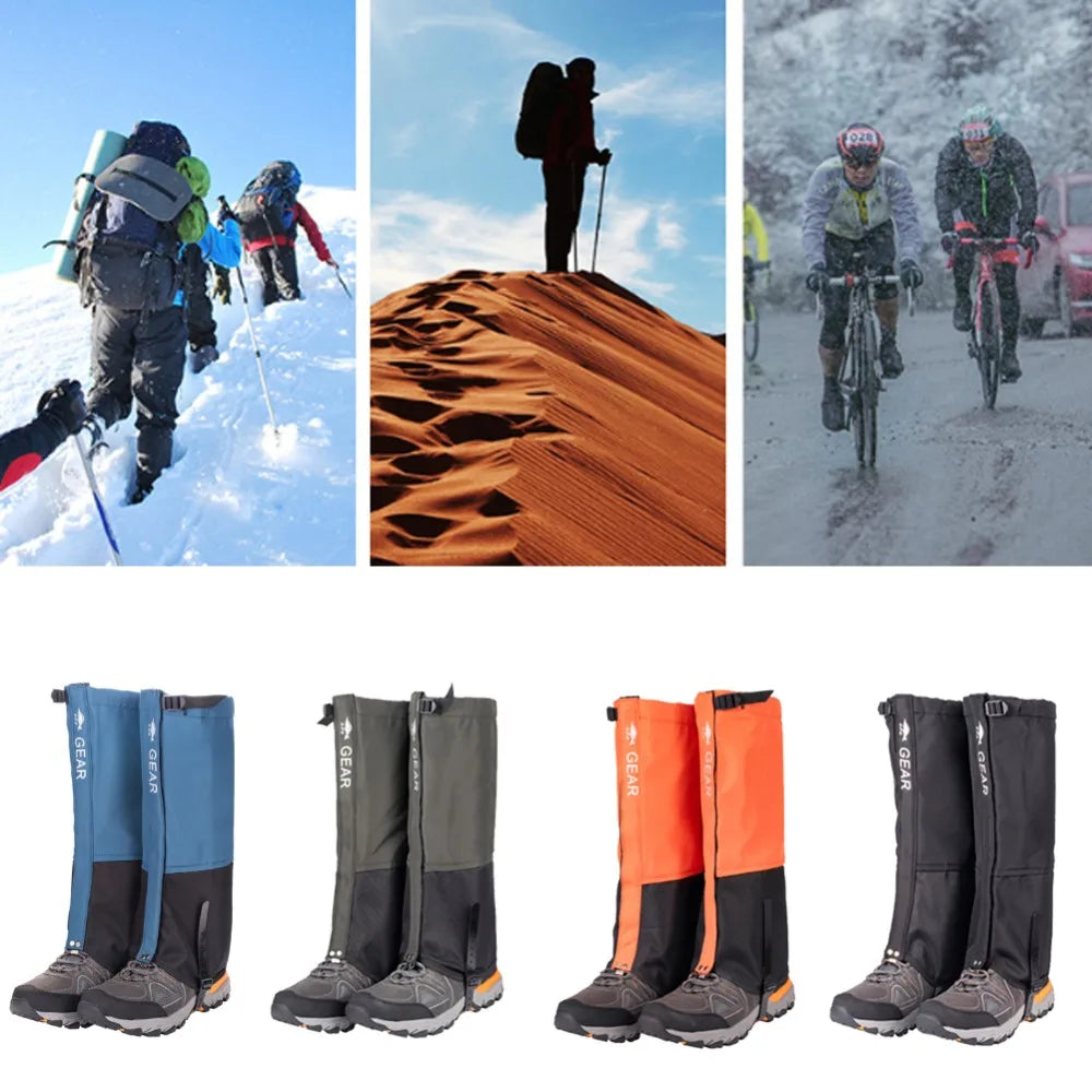 Outdoor Travel Leg Warmers Hiking Leg Gaiter Waterproof Legging Shoes Hunt Climbing Camping Winter Tourist Snow Foot Cover