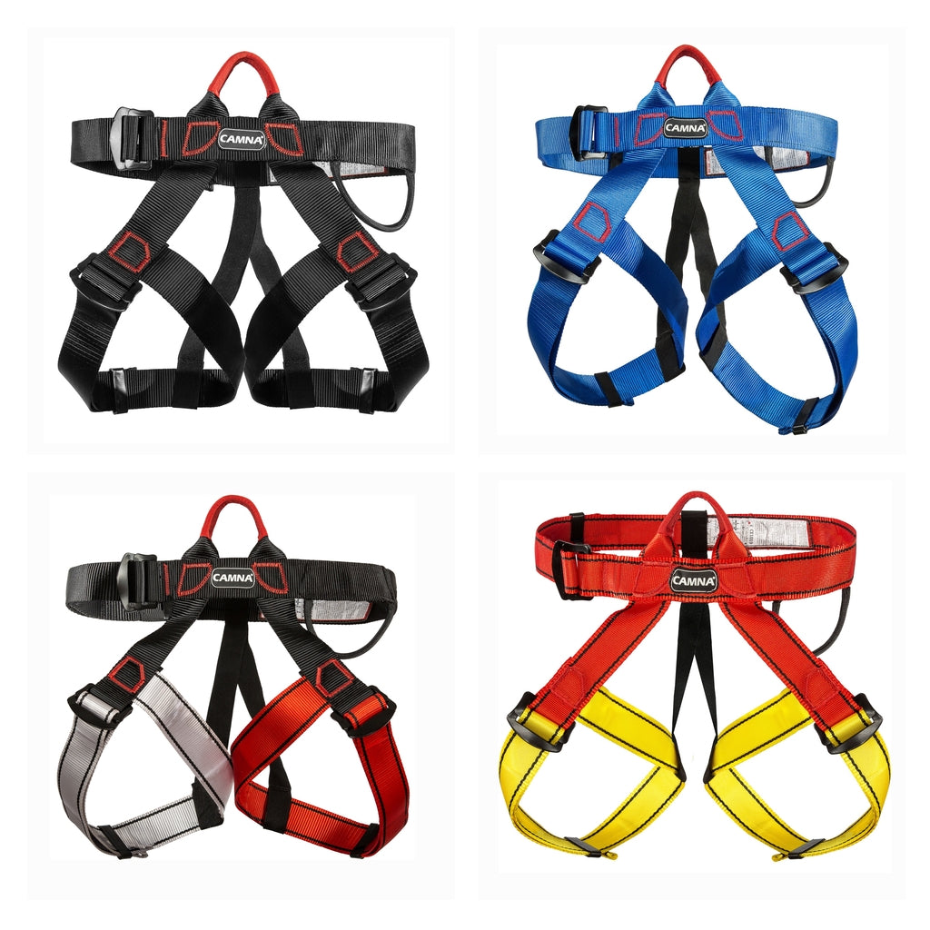 Half Body Climbing Harness Waist Safety Harness for Mountaineering Rock Climbing Rappelling Tree Climbing Strap Waist Belt Leg