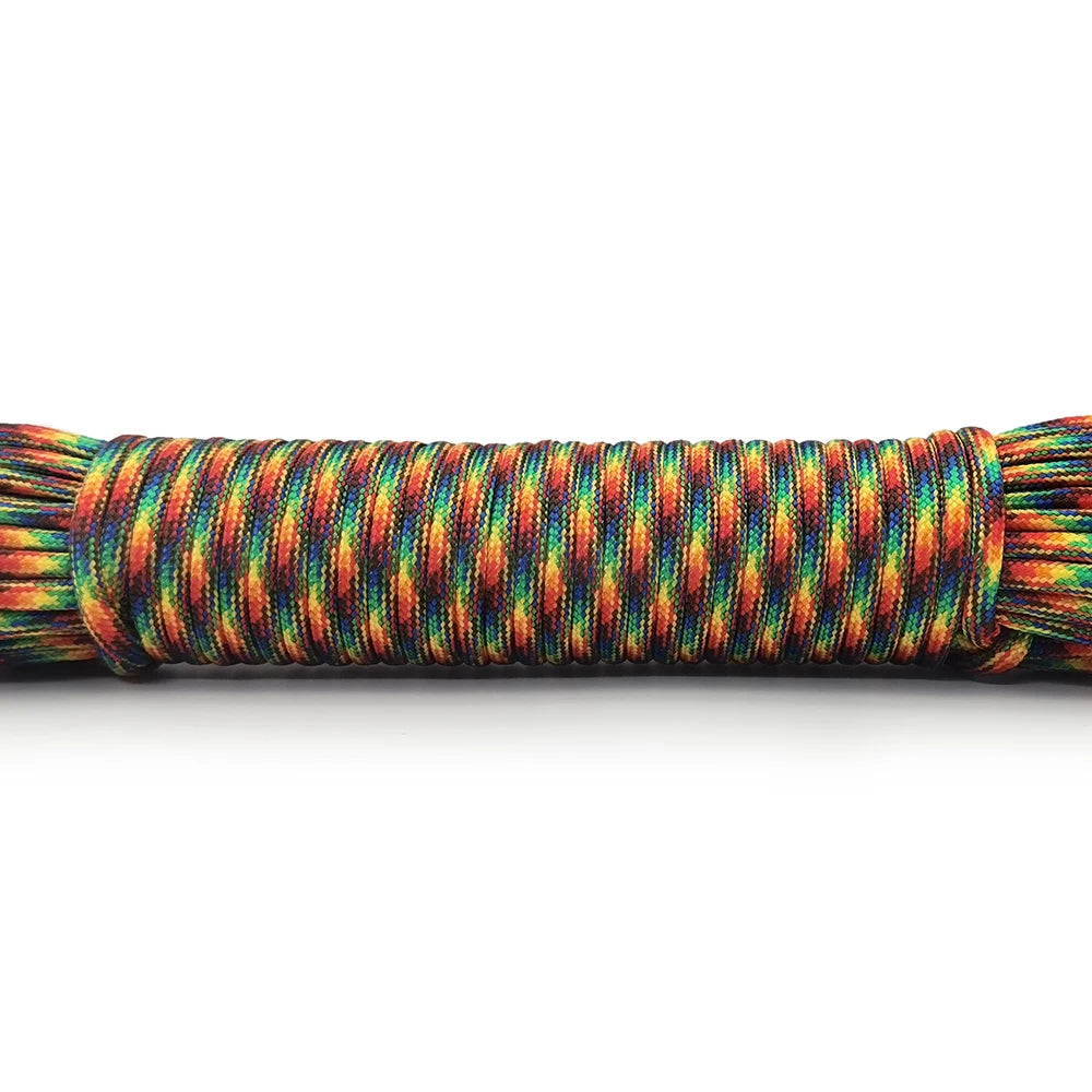 4 Size Dia.4mm 9 stand Cores Paracord for Survival Parachute Cord Lanyard Camping Climbing Camping Rope Hiking Clothesline