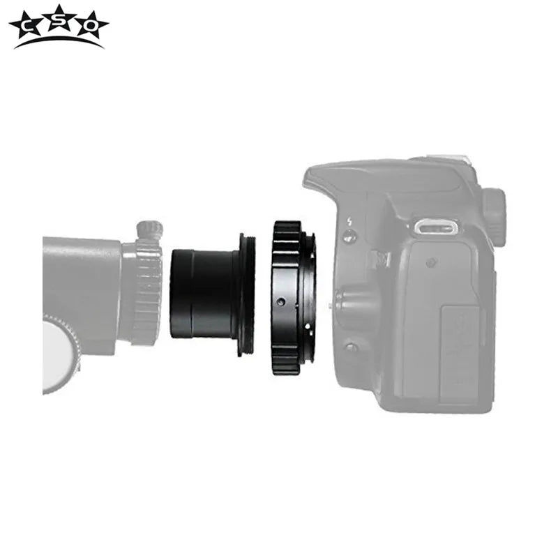 Camera Lens Adapter 1.25'' Mount T-Ring 42mm Spotting Scope Telescope For Canon Nikon Olympus Sony Pentax Panasonic SLR/DSLR