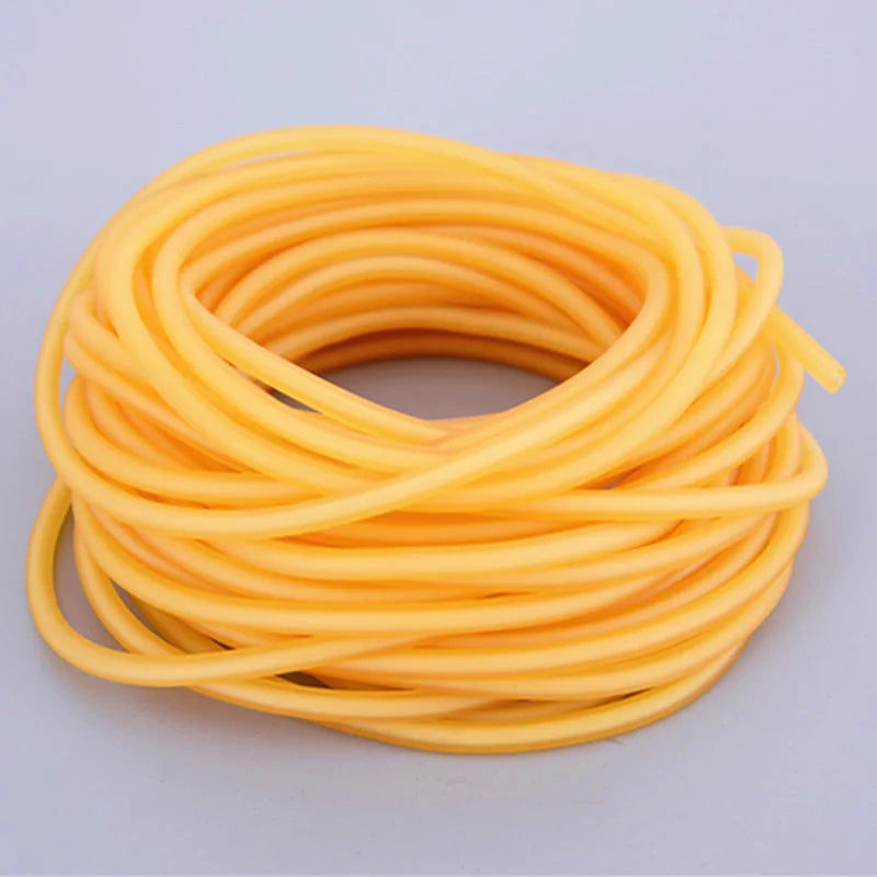 1m Natural Latex Rubber Tube Elastic Slingshots Catapults Tube Band For Camping Shooting Slingshot Catapult Accessories