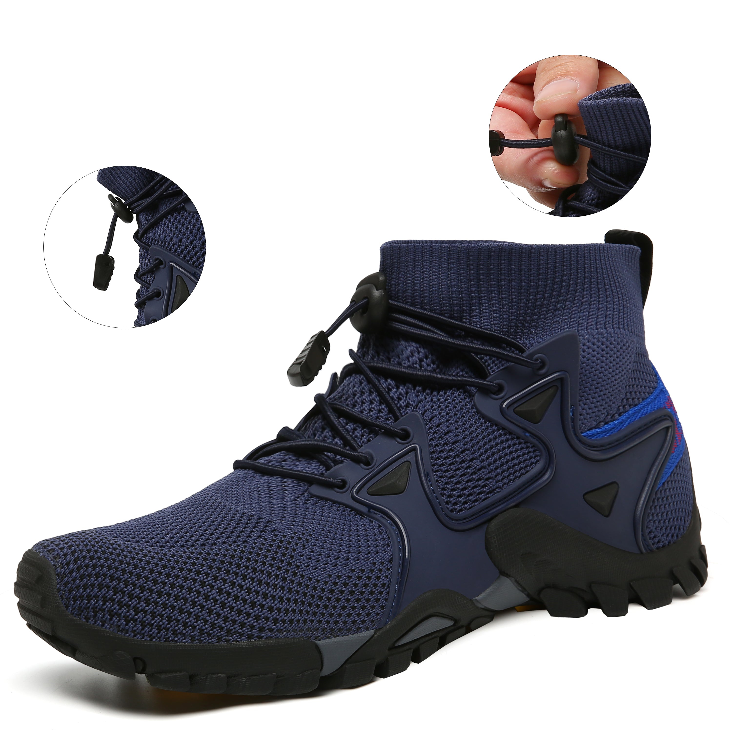 Mens Breathable Hiking Shoes Outdoor Non-slip Wear-resistant Camping Shoes Couples Trail Trekking Mountain Climbing Sport Shoes