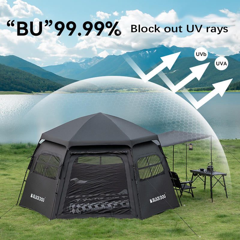 Hexagonal Auto-Open Camping Tent - Portable & Protective