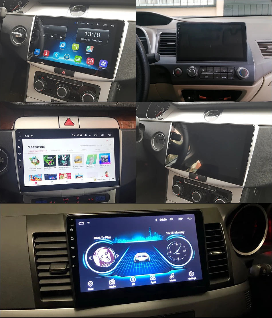 JMCQ 2 Din Android 12 4G NET 7/9/10.1 Inch Car Radio Multimedia Video Player 2Din Navigation GPS FM for Nissan Kia Honda VW