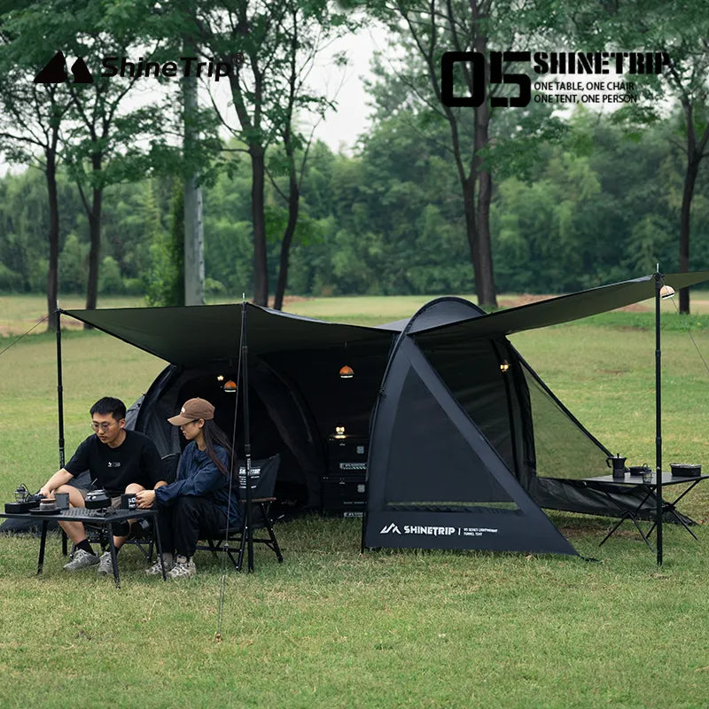 DuraLight SunShield Camping Tent - Spacious & Protective