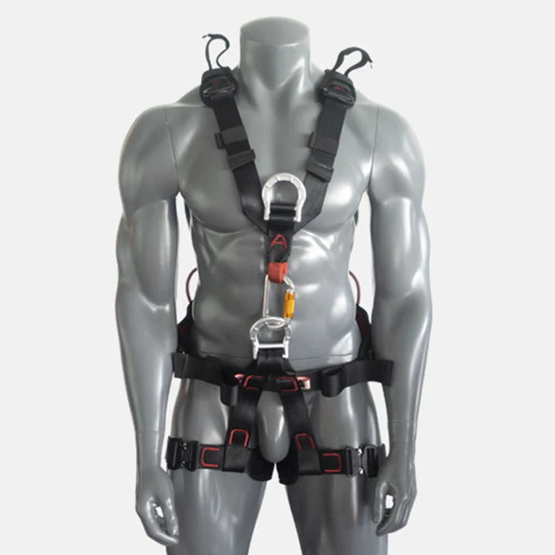 Construction Safety Full Body Harness Belt Fall Protection Outdoor Rock Climbing Harness Professional Assemable Gear