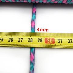 4 Size Dia.4mm 9 stand Cores Paracord for Survival Parachute Cord Lanyard Camping Climbing Camping Rope Hiking Clothesline