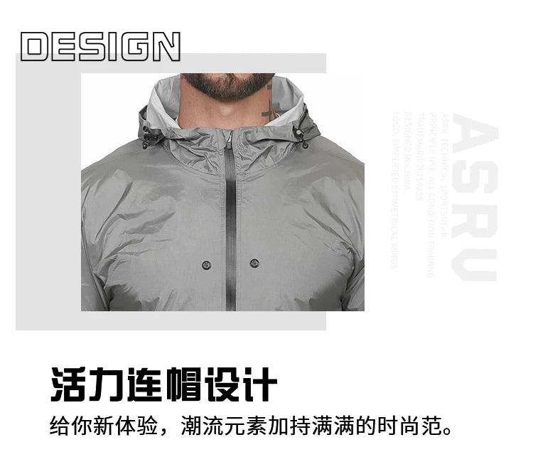 Men's Windbreaker Waterproof Running Jacket Soft Shell Hunting Clothing Hiking Coats Windproof Outdoor Softshell Fitness Jackets