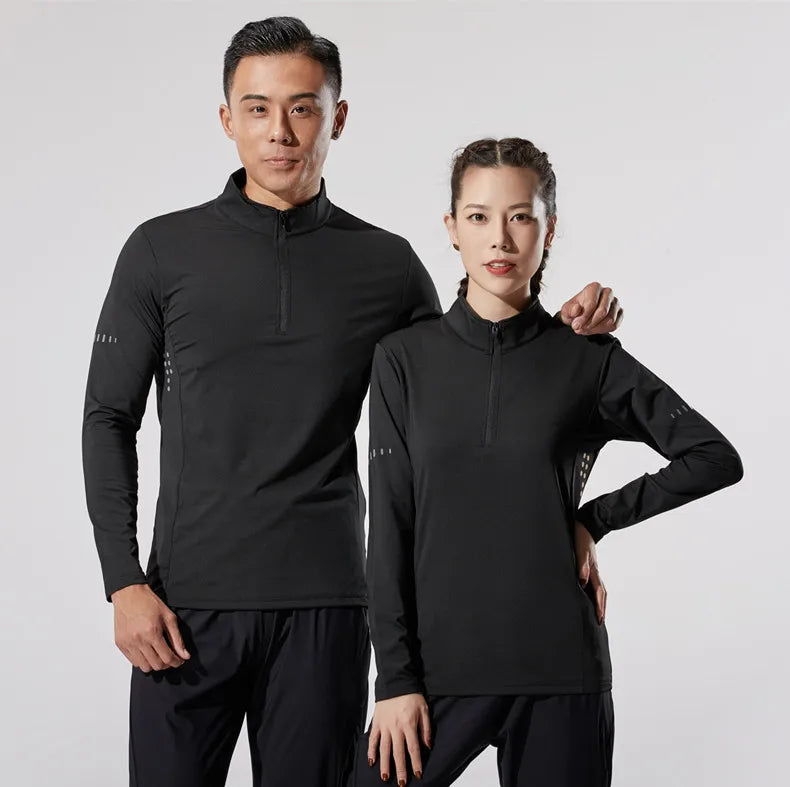 Plus Size Men Compression Sport T-Shirt Top Long Sleeve Gym Running Clothing Fitness Tight Sportswear Hiking Rashgard Sweatshirt