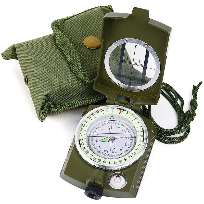 Waterproof Compass Outdoor Gadget Navigation Hiking Compass Camping Orienteering Backpacking Map Reading Compass for Scout Kids