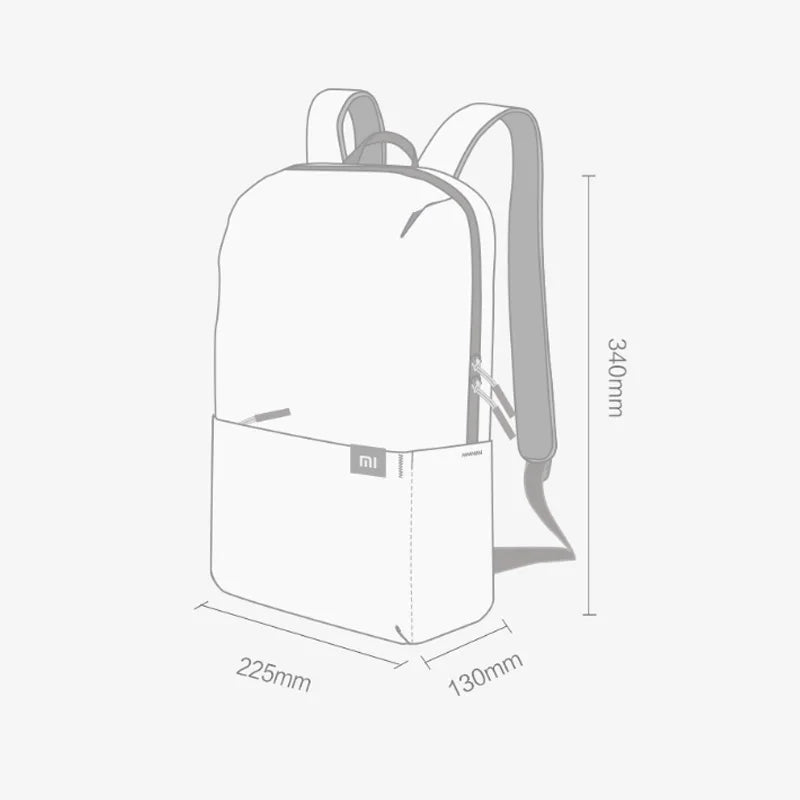 New Original Xiaomi Colorful Backpack Bag 10L Leisure Sports Chest Pack Bags Unisex For Mens Women Travel Camping Smart Home Bag