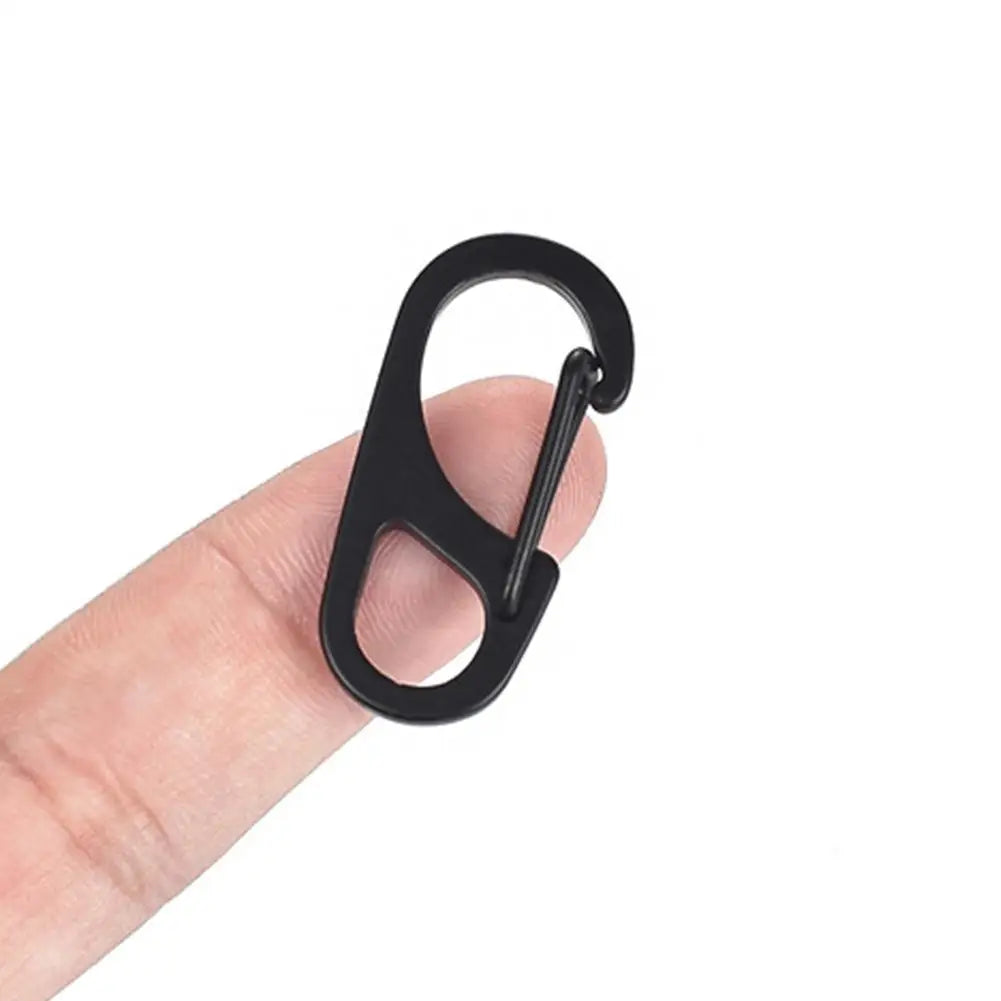 1/5PCS Mini Carabiner Clips Tiny Alloy Spring Snap Hook Keychain Clasps EDC Small Hanging Buckle for Backpack Camping Bottle