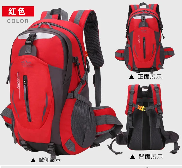 30L Men Women Outdoor Fishing Bags Waterproof Travel Trekking Backpack Climbing Hiking Camping Rucksack Tactical Sports Bags