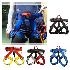 Half Body Climbing Harness Waist Safety Harness for Mountaineering Rock Climbing Rappelling Tree Climbing Strap Waist Belt Leg