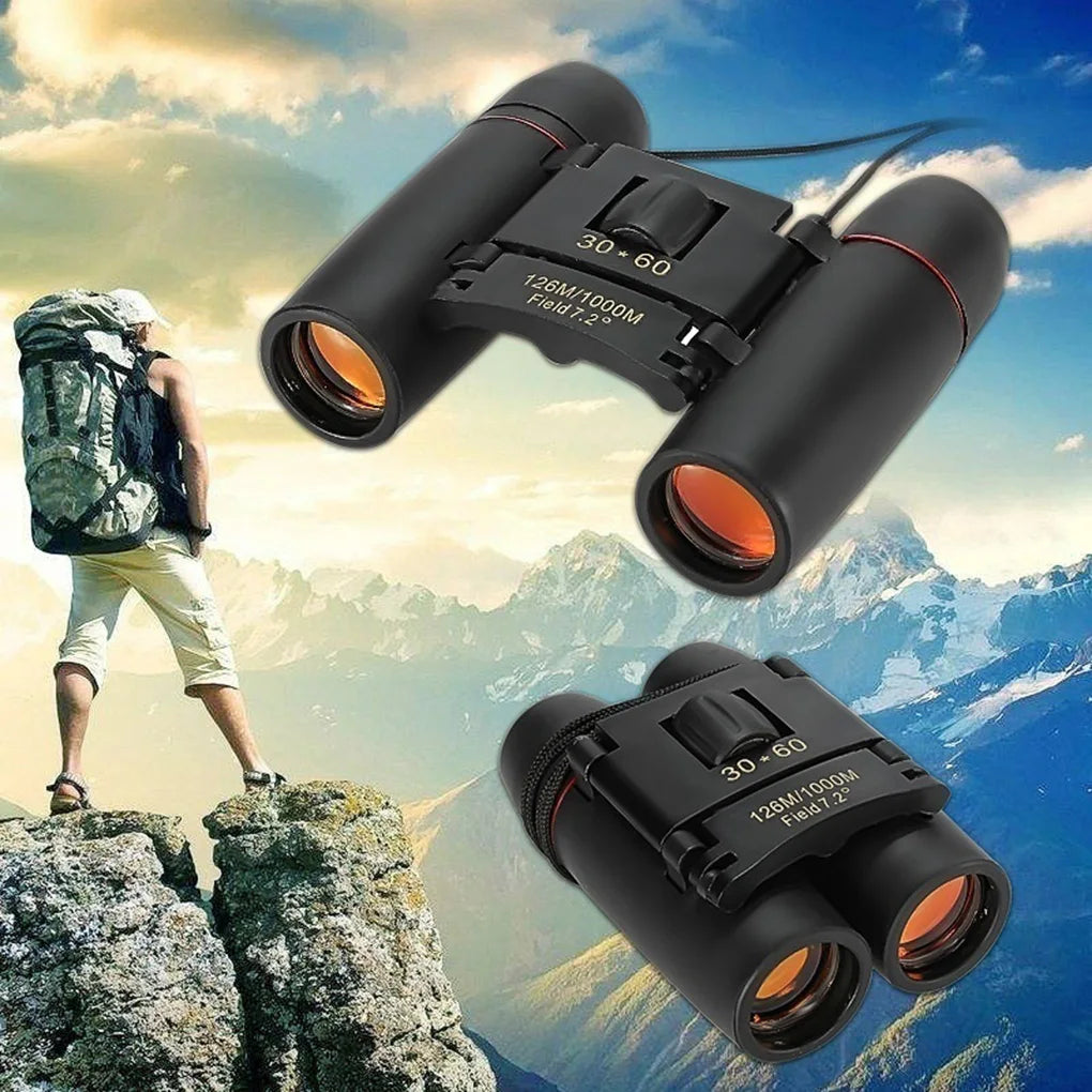 30x60 Telescope Spotting Scopes Adjustment Travelling Supplies Focus Binoculars Pocket Mini Binoculars Accessory