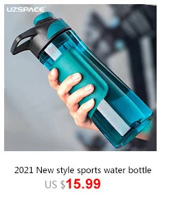 Sport Water Bottles with Straw Summer New Large-capacity Tritan Plastic Portable Leakproof Drink Bottle BPA Free Outdoor Travel