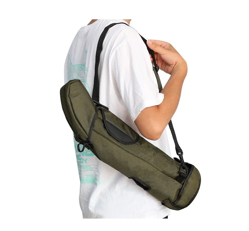 Portable Carrying Bag Durable Nylon Shock-absorbing Backpack for Telescope Spotting Scope Birds Watching Monoculars