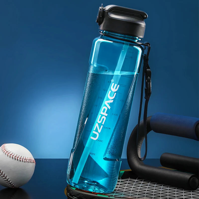 Sport Water Bottles with Straw Summer New Large-capacity Tritan Plastic Portable Leakproof Drink Bottle BPA Free Outdoor Travel