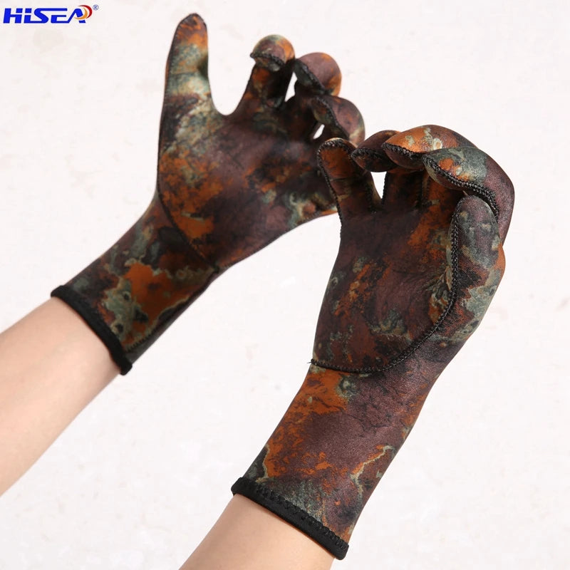 2.5MM Neoprene Scuba Diving Gloves Snorkeling Submersible Equipment Swim Water Ski Surf Collocationing Spearfishing Wet Suit