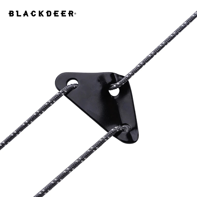 BLACKDEER 8pcs Camping Tent Pegs Aluminum Alloy Tent Nail Hiking Hook Nail Tent Stake guy line Wind rope buckle accessories