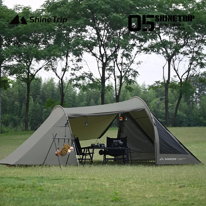 DuraLight SunShield Camping Tent - Spacious & Protective