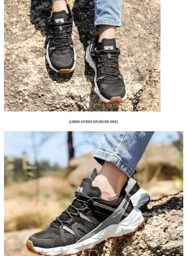 HUMTTO Brand Summer Hiking Shoes Man Breathable Water Sneakers for Men Trekking Sandals Male Outdoor Climbing Walking Shoes Mens