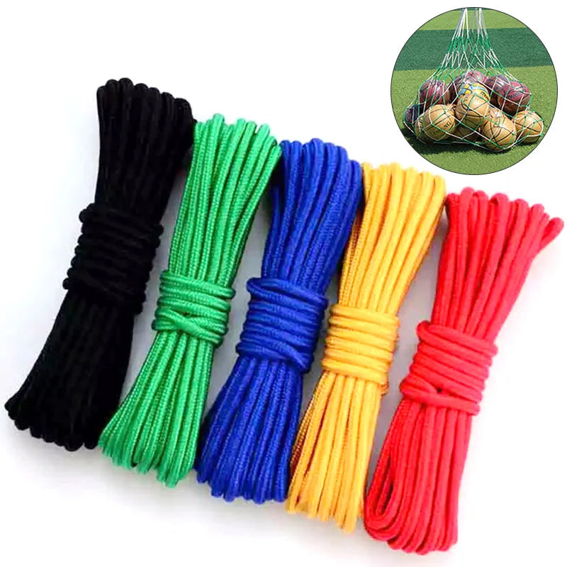 10M 8mm Braided Nylon Polypropylene Rope Strong PP Climbing Boat Yacht Sailing Pulley Clothes Line DIY Craft Decoration 10 Color