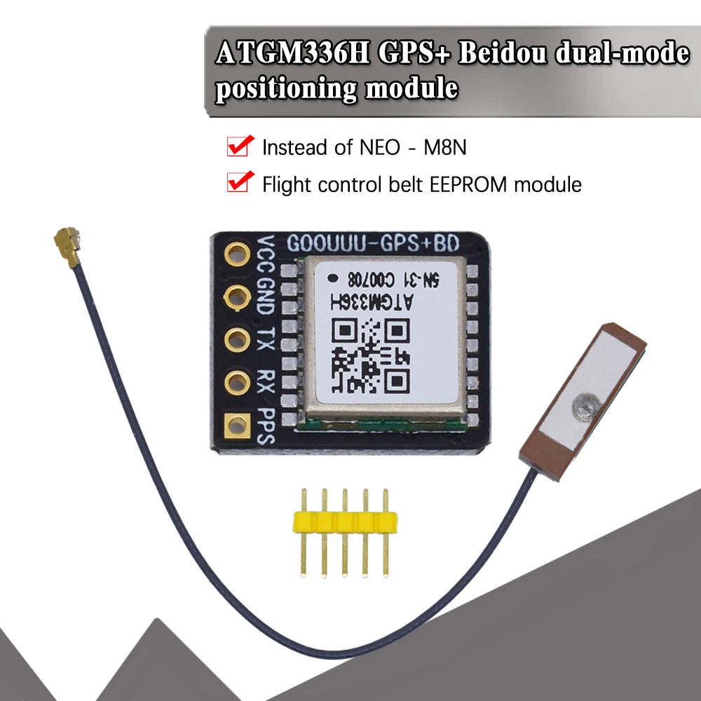 GPS+BDS dual-mode module flight control satellite positioning navigator, ATGM336H replacement, for arduino NEO-M8N NEO-6M