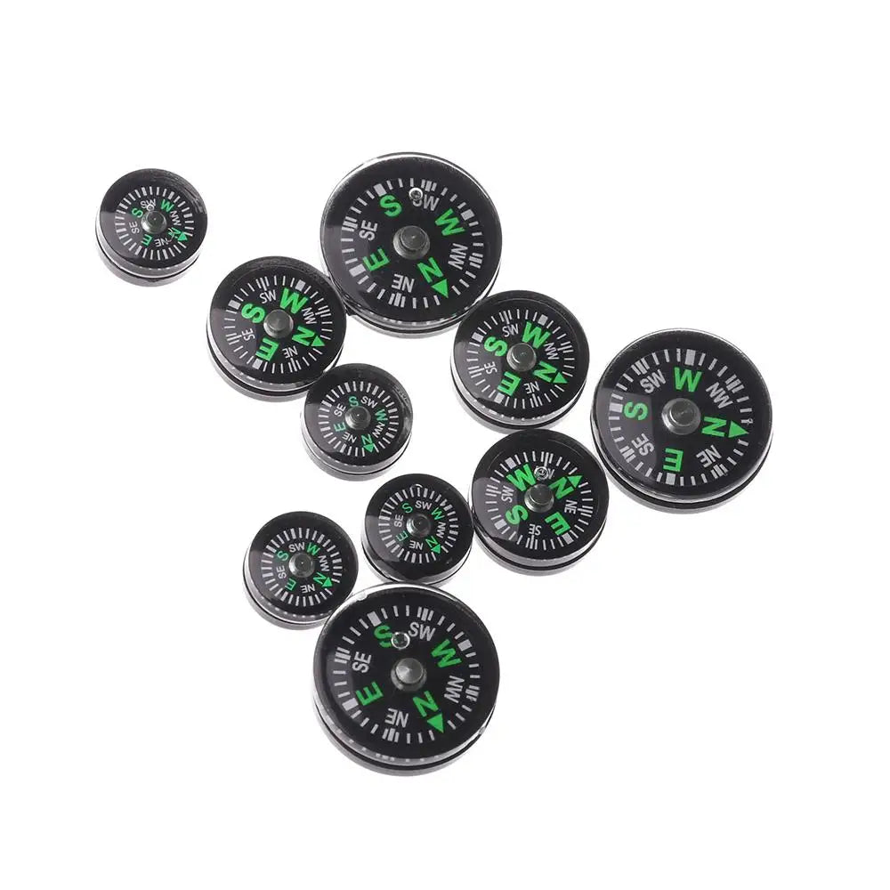 10pcs Portable Mini Camping Hiking Navigation Portable Handheld Compass Survival Practical Guider