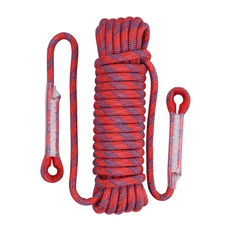 Outdoor 8mm Climbing Rope Rock High Strength Static Survival Emergency Fire Rescue Safety Rope Cord Hiking Accessory Equipment