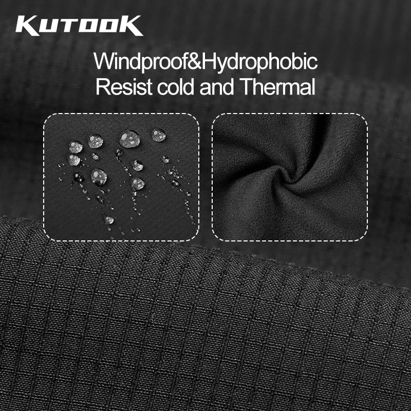 KUTOOK Men Trekking Pants Winter Cargo Pants for Man Waterproof Thermal Outdoor Hiking Softshell Pants Camping Trousers Clothing