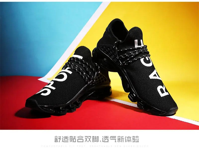 Large Size Summer Damping Women's Running Shoes Men Sport Sneakers Woman Sports Shoes Women Black Red Kids Trainers Gym GME-1839