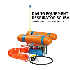 Diving Equipment Full Set Of Respirator Scuba Underwater Long Tube Time Snorkeling Deep Diving Pump Submersible