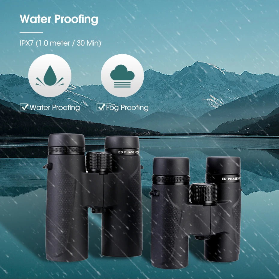 SVBONY SV202 ED Long Range Binoculars 8X32/8x42/10x42,IPX7 Waterproof FMC BAK4,Bird Watching,Stargazing,Camping,Travel,Astronomy