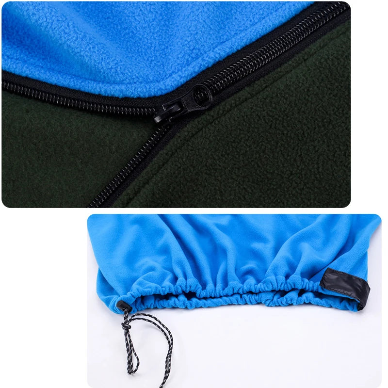 Portable Ultra-light Polar Fleece Sleeping Bag Outdoor Camping Tent Bed Travel Warm Sleeping Bag Liner Camping sport Accessories