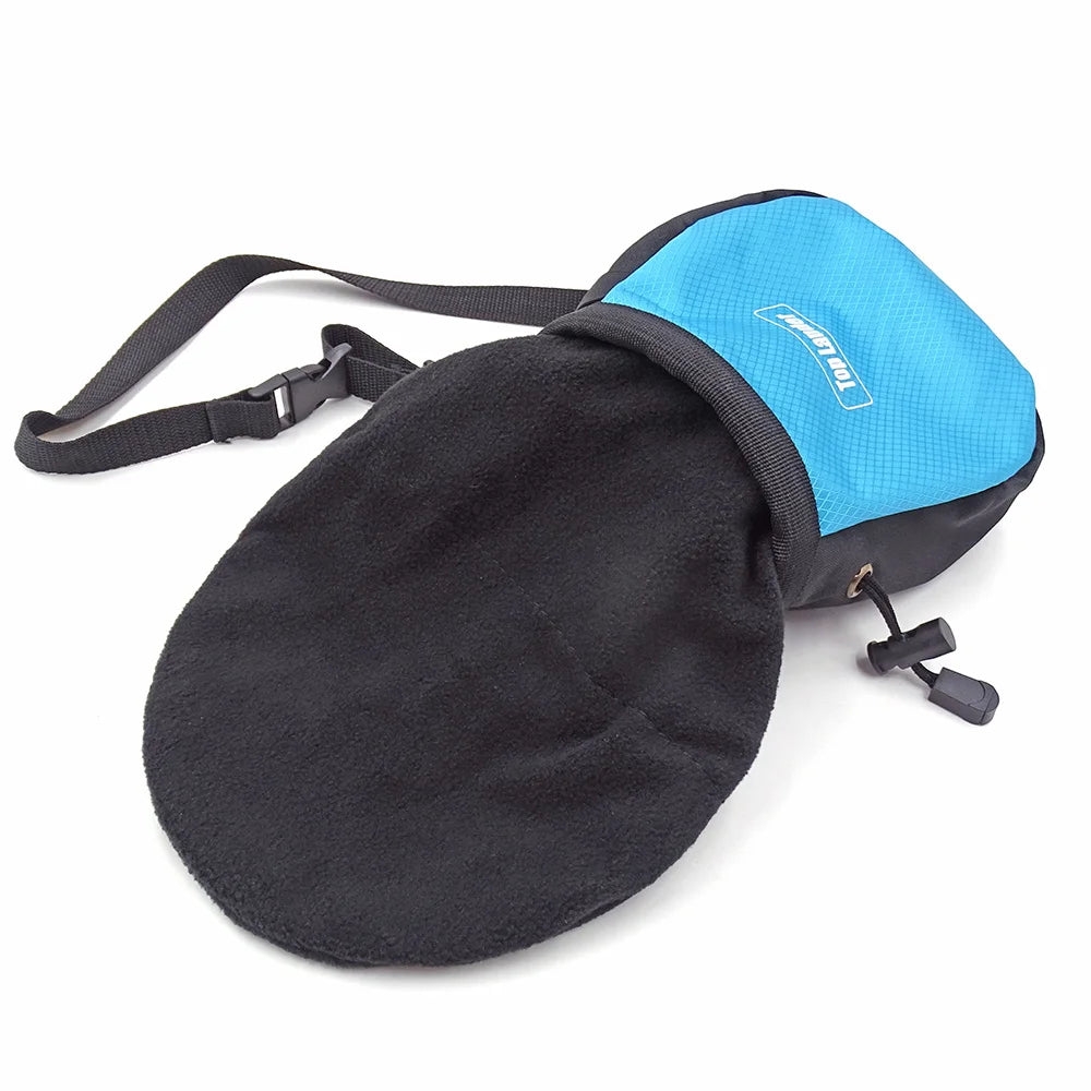 Rock Climbing Chalk Bag Boulder Waterproof Magnesium Powder Storage Adjustable Waist Gymnastic Weightlifting Pouch GYM Equipment