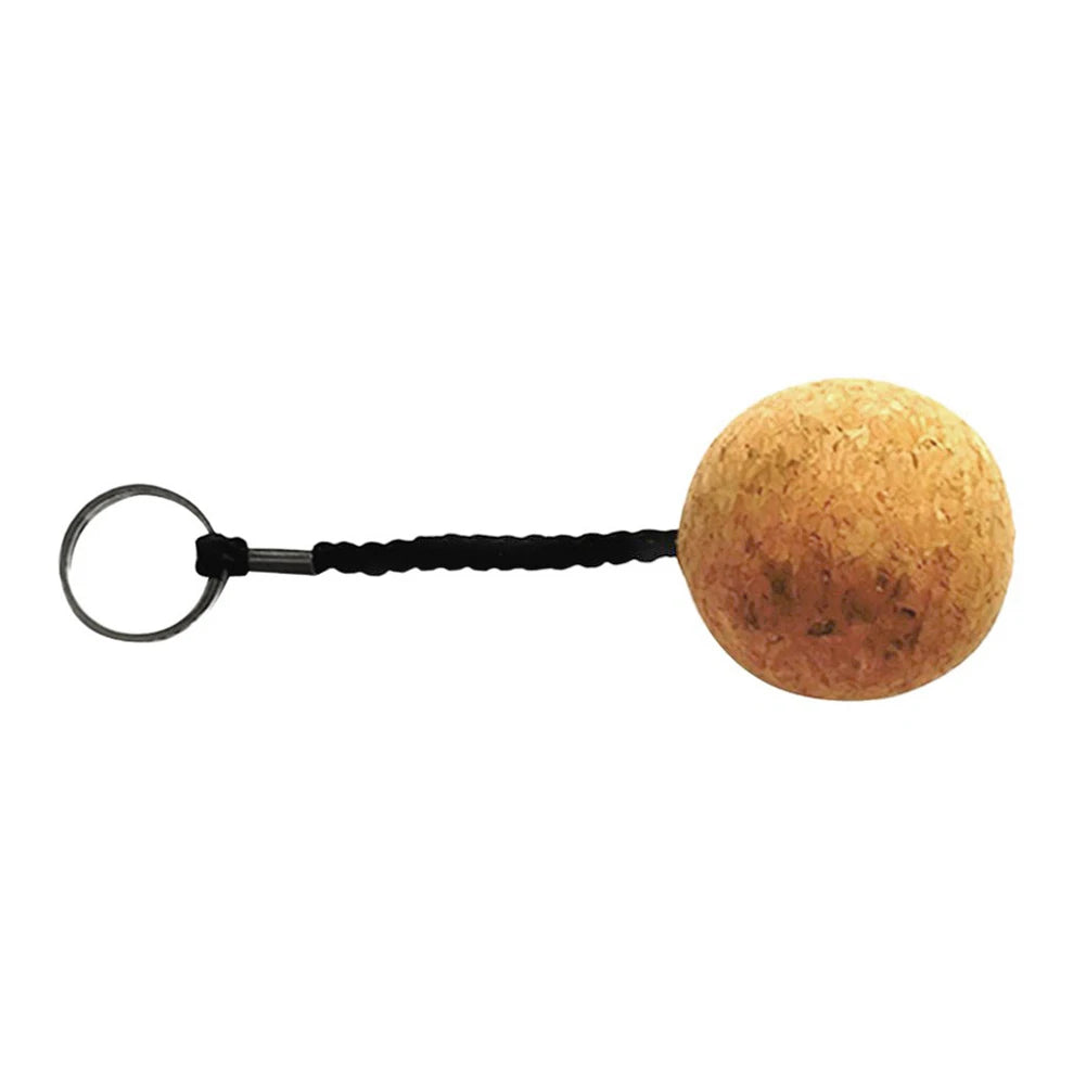 Cork Ball Floating Keychain Key Ring Buoyant Keyring Boat Sailing Kayak Gift Key Chain Float Buoy for Boating Accessory