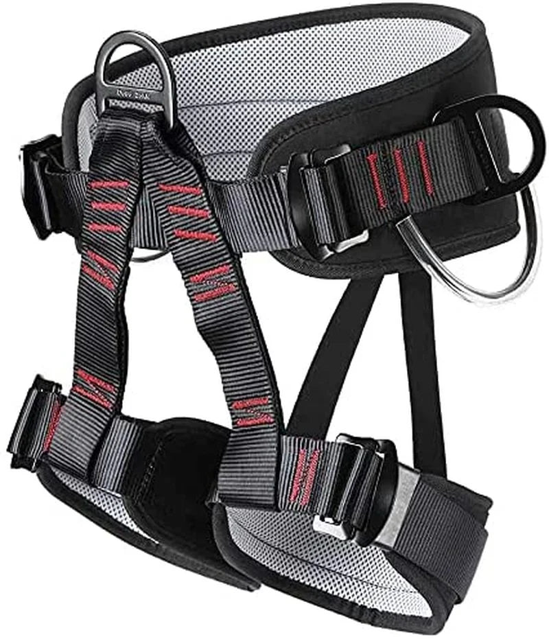 Climbing Equipment Rescue Safety Belt Professional Half-length Adjustable Harness Waist Support Outdoor Cave Climbing Harness