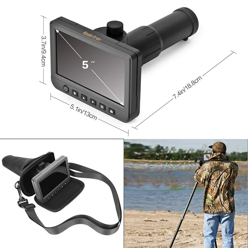 Digital Monoculars Binoculars Camera 50x 1080P Video Photo Spotting Scope Recorder Portable Digital Camera Telescope