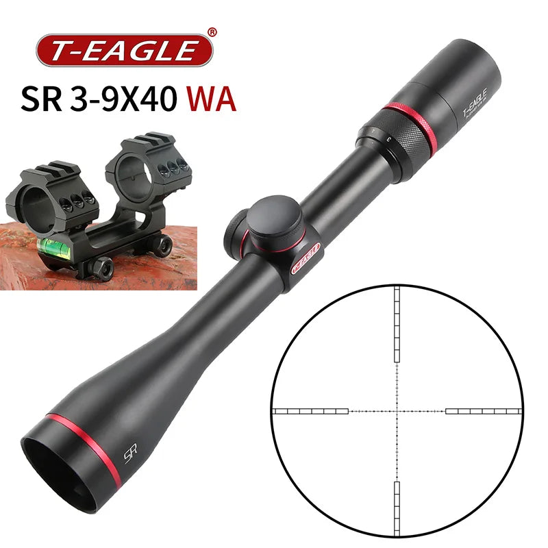 T-EAGLE Optical Sight SR3-9X40/50WA HK Spotting Scope For Rifle Hunting RiflesScope Airsoft Gun Sight Shock Proof Rifle Scope