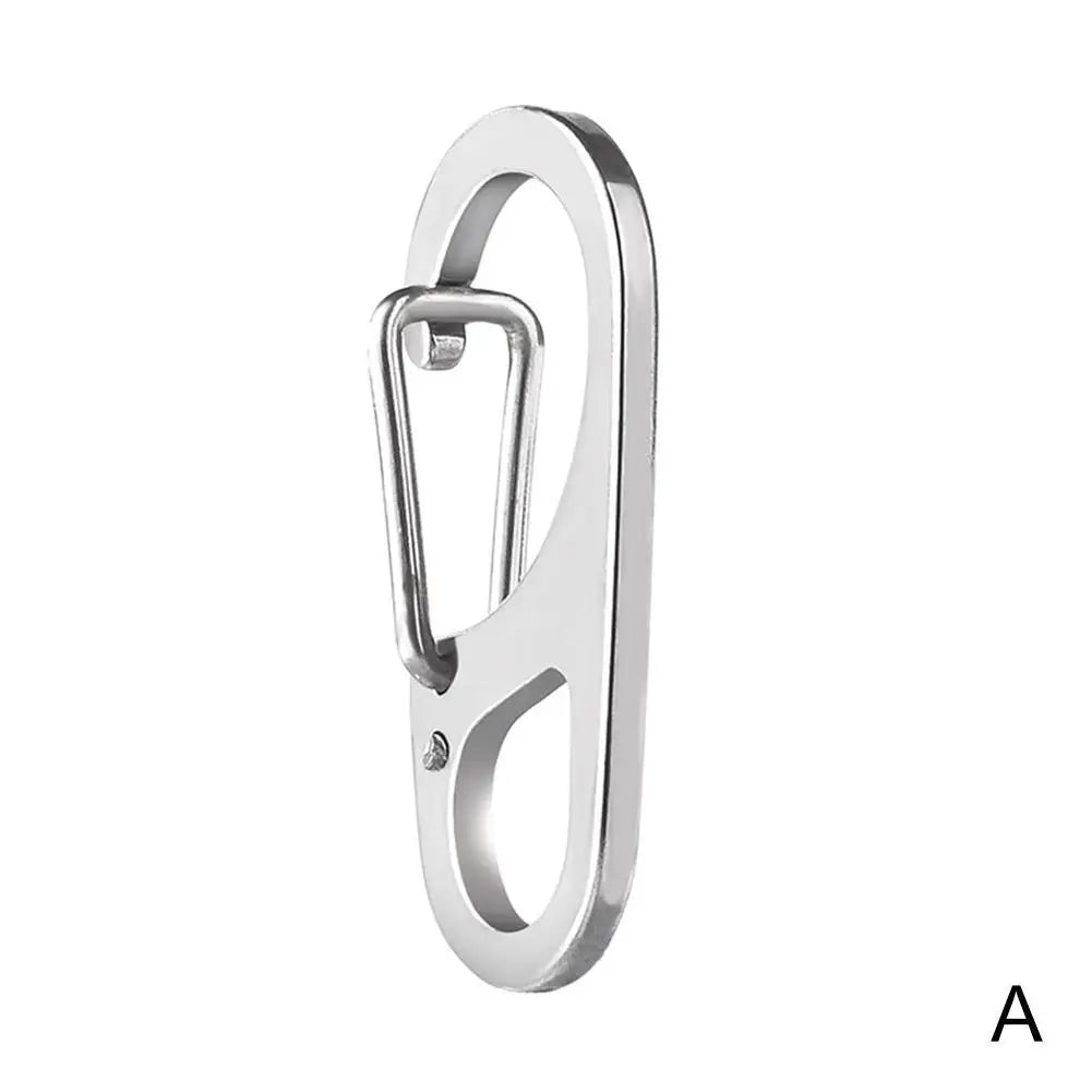 1/5PCS Mini Carabiner Clips Tiny Alloy Spring Snap Hook Keychain Clasps EDC Small Hanging Buckle for Backpack Camping Bottle